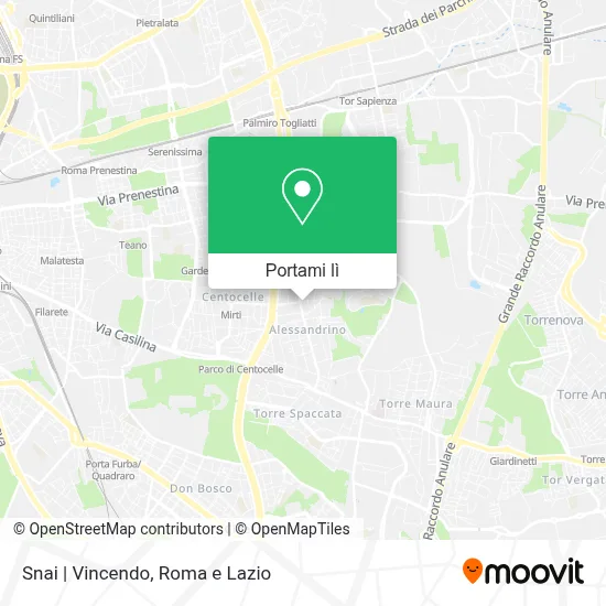 Mappa Snai | Vincendo