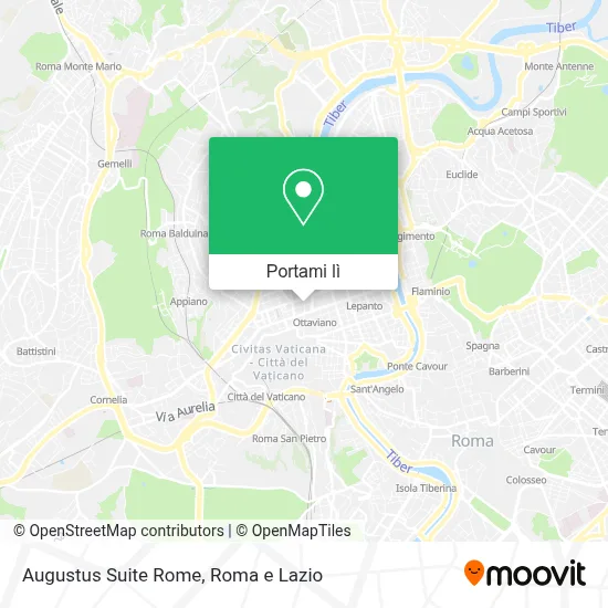 Mappa Augustus Suite Rome