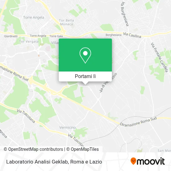 Mappa Laboratorio Analisi Geklab