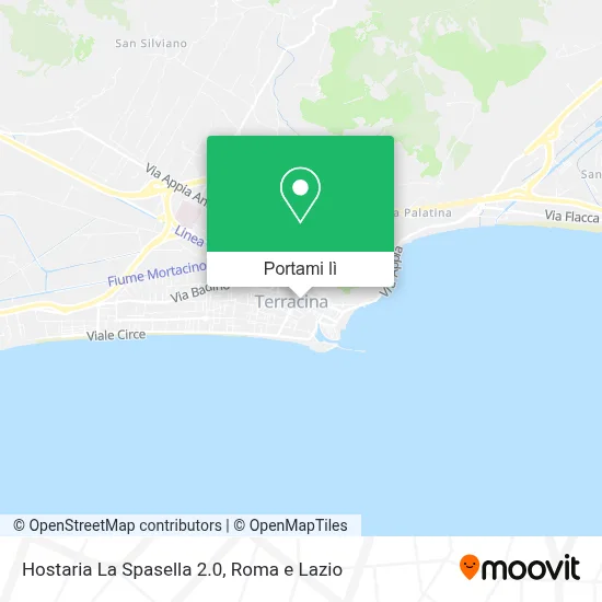 Mappa Hostaria La Spasella 2.0