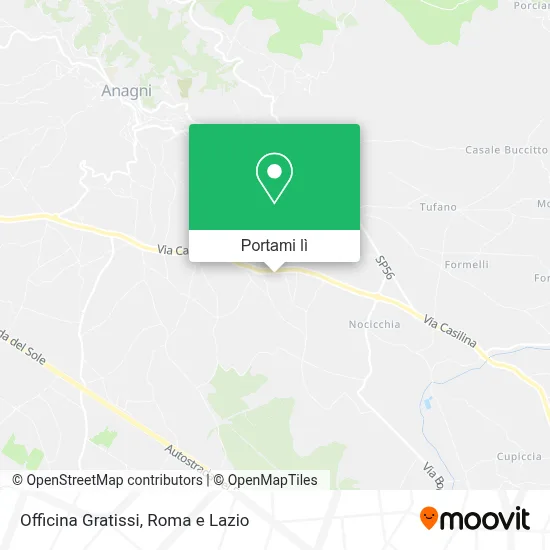 Mappa Officina Gratissi