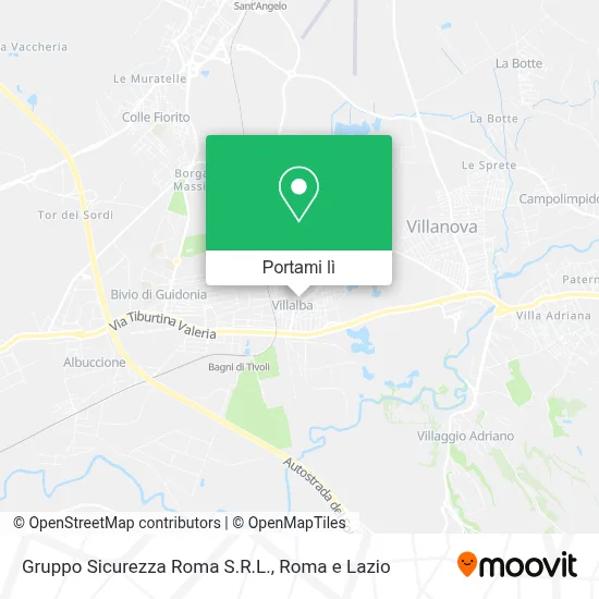 Mappa Gruppo Sicurezza Roma S.R.L.