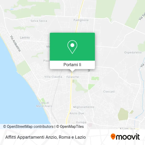 Mappa Affitti Appartamenti Anzio