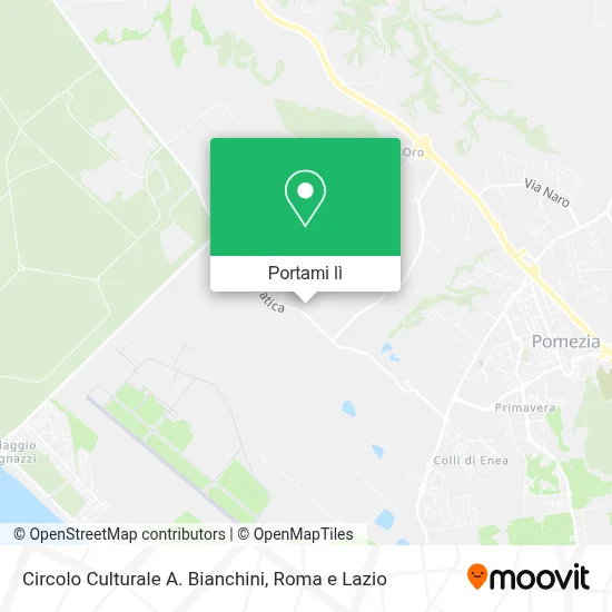 Mappa Circolo Culturale A. Bianchini