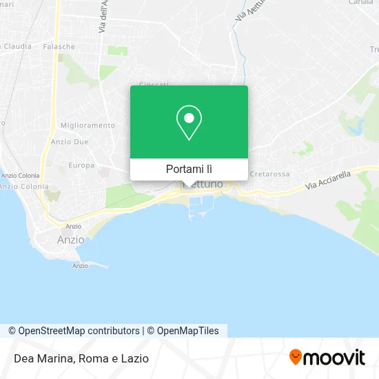 Mappa Dea Marina