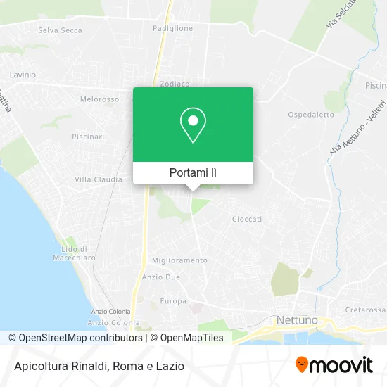 Mappa Apicoltura Rinaldi