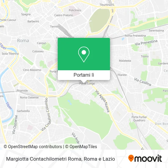 Mappa Margiotta Contachilometri Roma