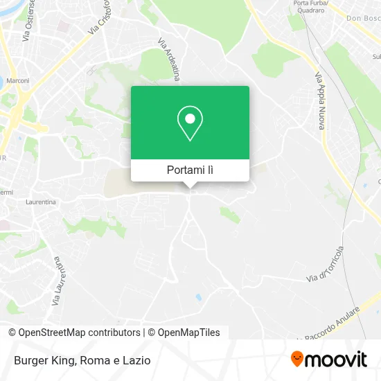 Mappa Burger King