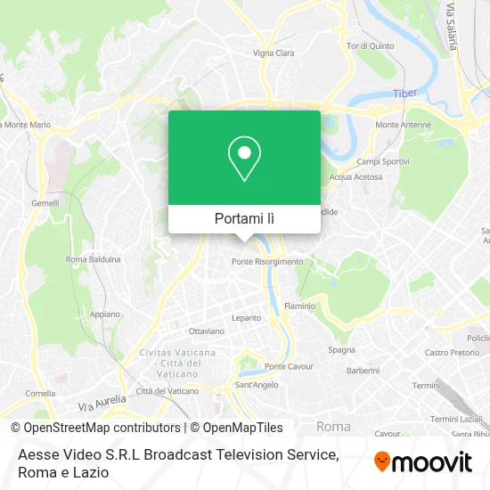 Mappa Aesse Video S.R.L  Broadcast Television Service