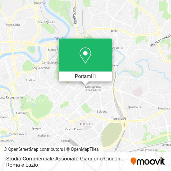 Mappa Studio Commerciale Associato Giagnorio-Cicconi