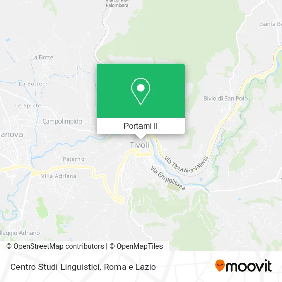 Mappa Centro Studi Linguistici