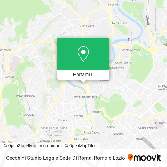 Mappa Cecchini Studio Legale Sede Di Roma
