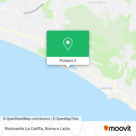 Mappa Ristorante La Califfa
