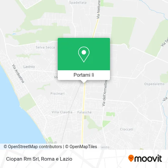Mappa Ciopan Rm Srl