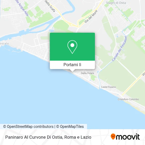 Mappa Paninaro Al Curvone Di Ostia