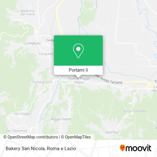 Mappa Bakery San Nicola