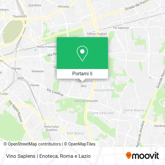 Mappa Vino Sapiens | Enoteca