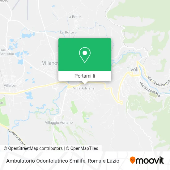 Mappa Ambulatorio Odontoiatrico Smilife