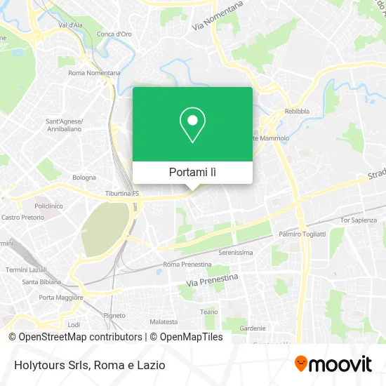 Mappa Holytours Srls