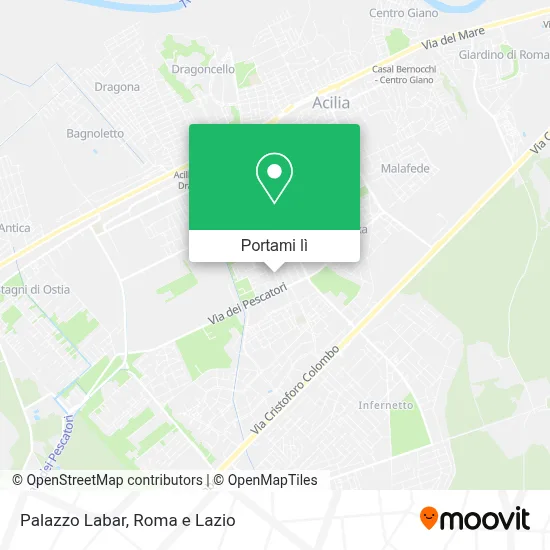 Mappa Palazzo Labar