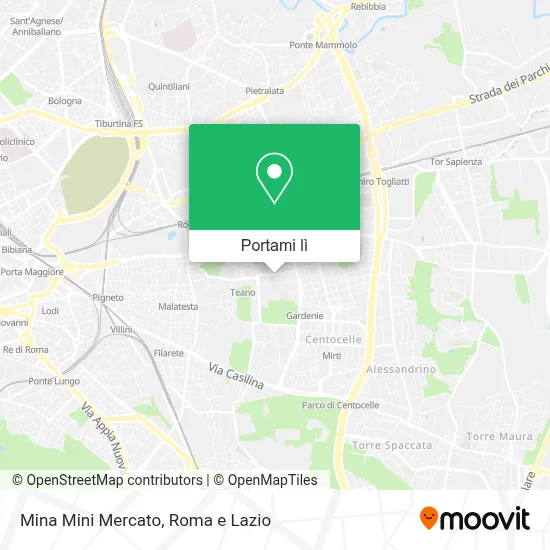 Mappa Mina Mini Mercato