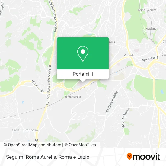 Mappa Seguimi Roma Aurelia