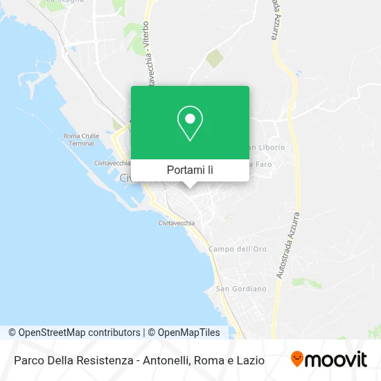 Mappa Parco Della Resistenza - Antonelli