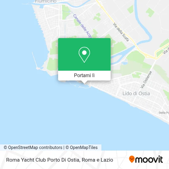 Mappa Roma Yacht Club Porto Di Ostia