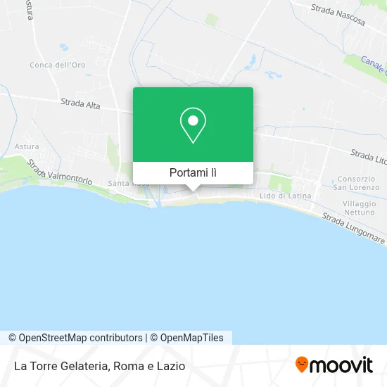 Mappa La Torre Gelateria
