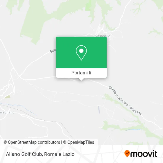 Mappa Aliano Golf Club