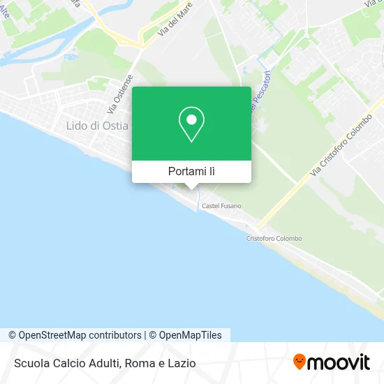Mappa Scuola Calcio Adulti
