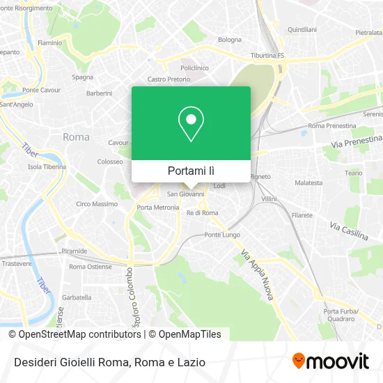 Mappa Desideri Gioielli Roma