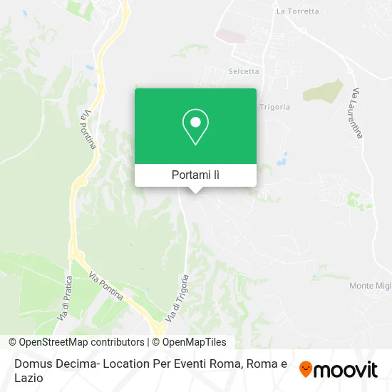 Mappa Domus Decima- Location Per Eventi Roma
