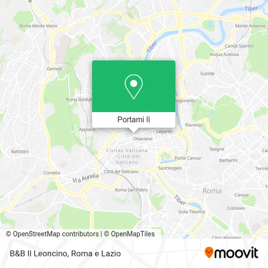 Mappa B&B Il Leoncino