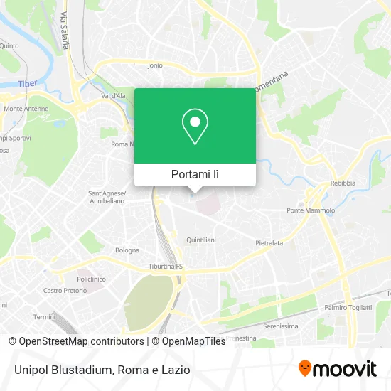 Mappa Unipol Blustadium