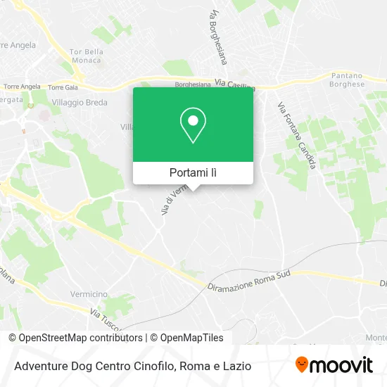 Mappa Adventure Dog Centro Cinofilo