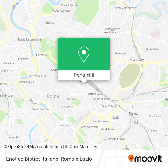 Mappa Enotico Bistrot Italiano