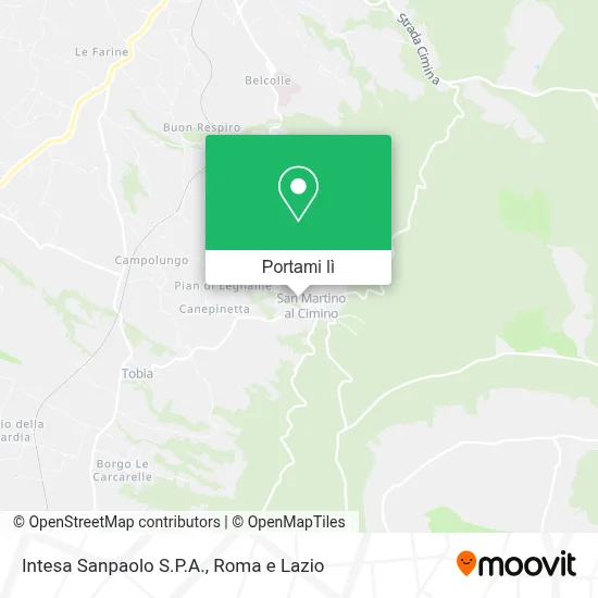 Mappa Intesa Sanpaolo S.P.A.