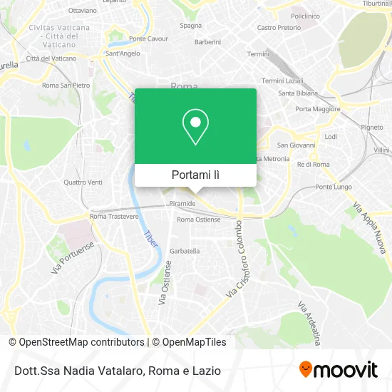 Mappa Dott.Ssa Nadia Vatalaro