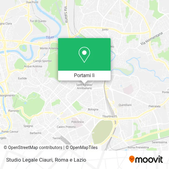 Mappa Studio Legale Ciauri