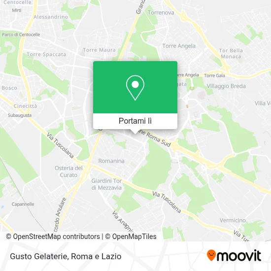 Mappa Gusto Gelaterie
