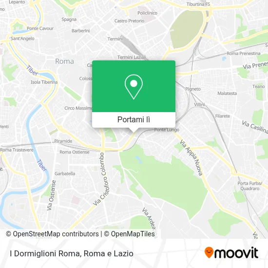 Mappa I Dormiglioni Roma