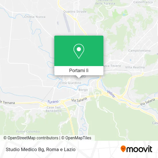 Mappa Studio Medico Bg