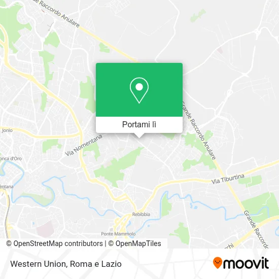 Mappa Western Union