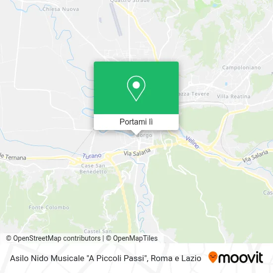 Mappa Asilo Nido Musicale "A Piccoli Passi"