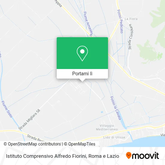 Mappa Istituto Comprensivo Alfredo Fiorini