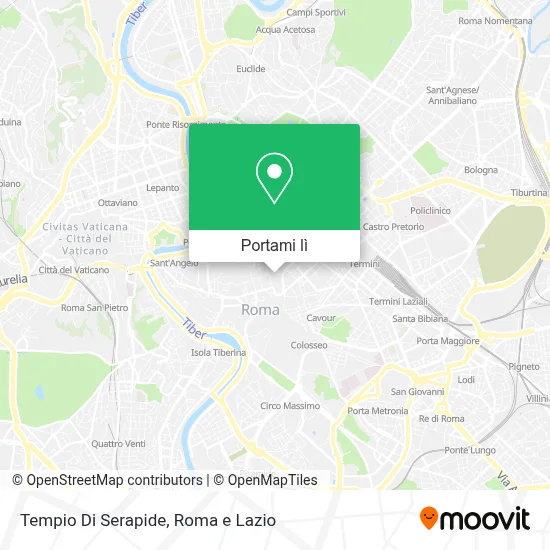 Mappa Tempio Di Serapide