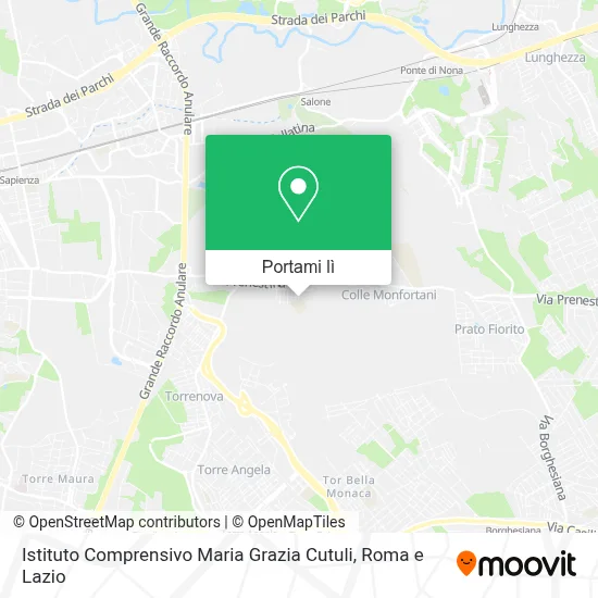 Mappa Istituto Comprensivo Maria Grazia Cutuli