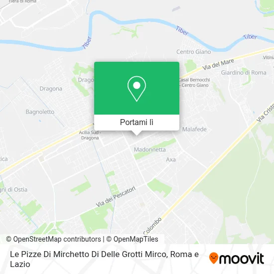 Mappa Le Pizze Di Mirchetto Di Delle Grotti Mirco