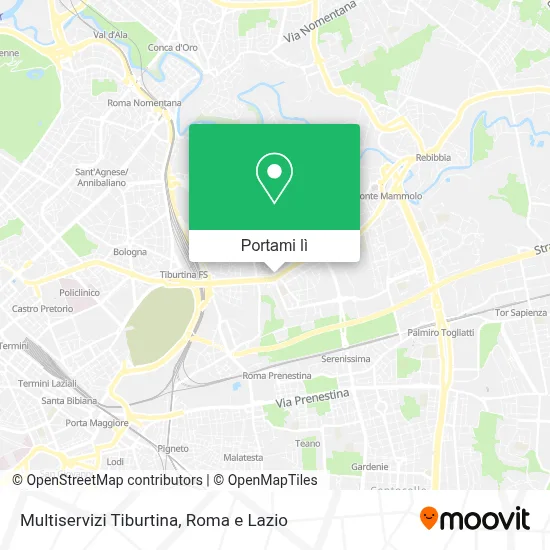 Mappa Multiservizi Tiburtina
